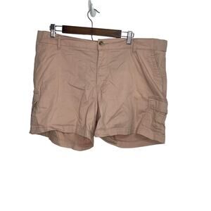 Lee shorts women's 20 plus size pull on comfortable waist band cargo pocket